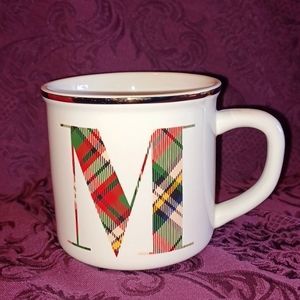 Pottery Barn "M" Mug